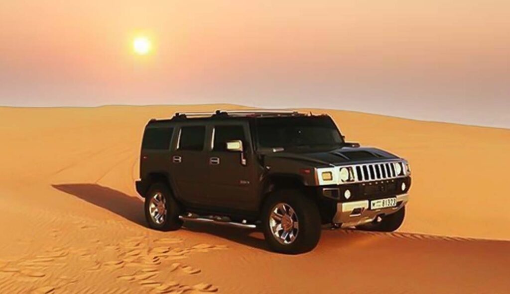 morning hummer desert safari dubai