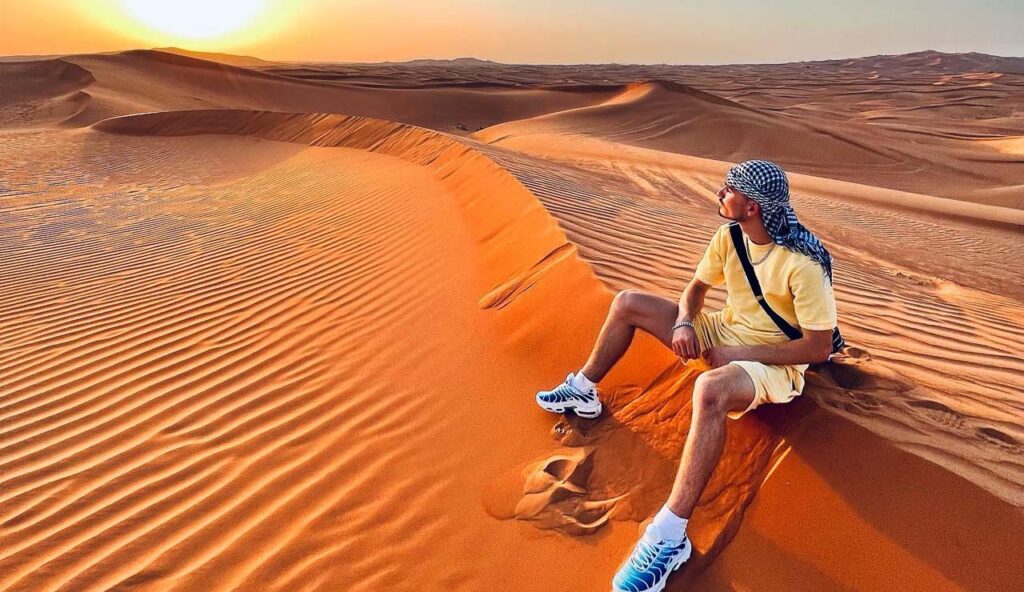 red dune desert safari